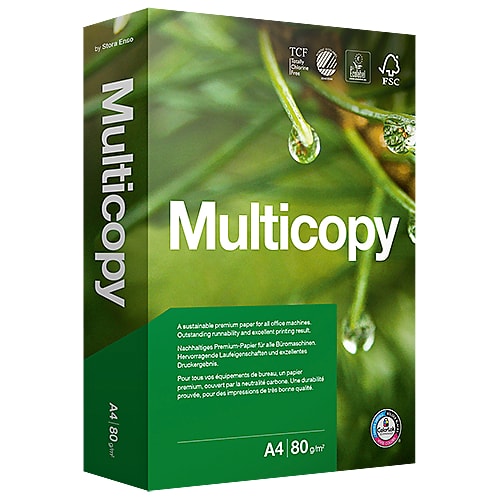 Kopieringspapper Multicopy A3 OHÅLAT 90g 500st/paket