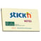 Notis Stick 76x127 gul