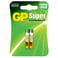 Batteri GP Super Alkaline AAAA 25A/LR61 2st/fp