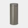 Soptunna Brabantia Touch Bin 30l platinum