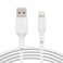 Lightning-sladd Belkin iPhone/iPad vit 1 m